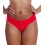 High Waist Red Bottom